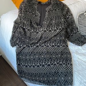 Madewell sheer shift dress